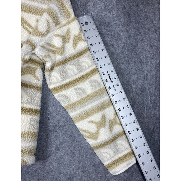 The North Face Sweater Womens Extra Small Ivory Tan Cragmont Fleece Lodge Ski - Picture 4 of 14